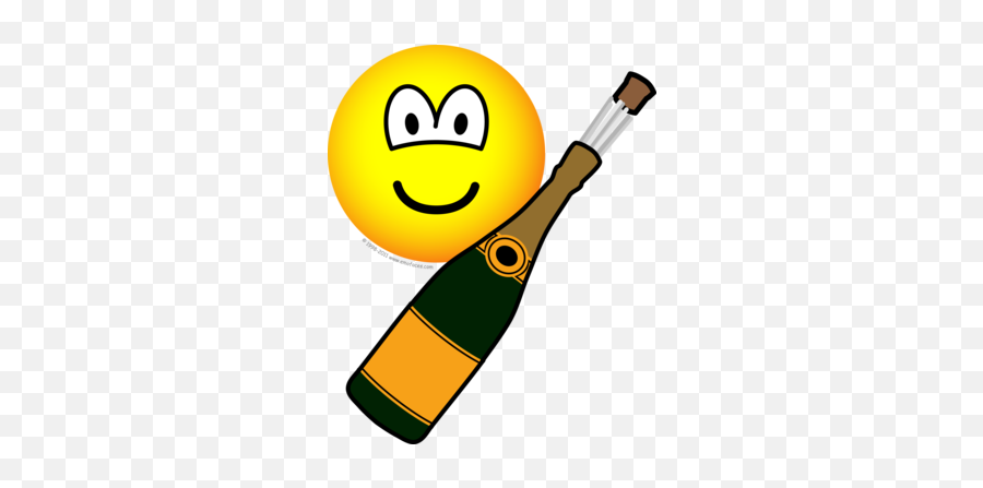 Champagne Bottle Emoticon Opening - Emoticons Champagne Emoji,Champange Emoticons