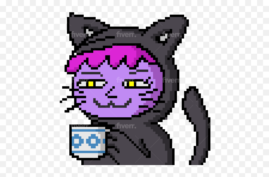 Make Pixel Art Stills And Small - Cat Emoji,Game Pixel Art Emoticons