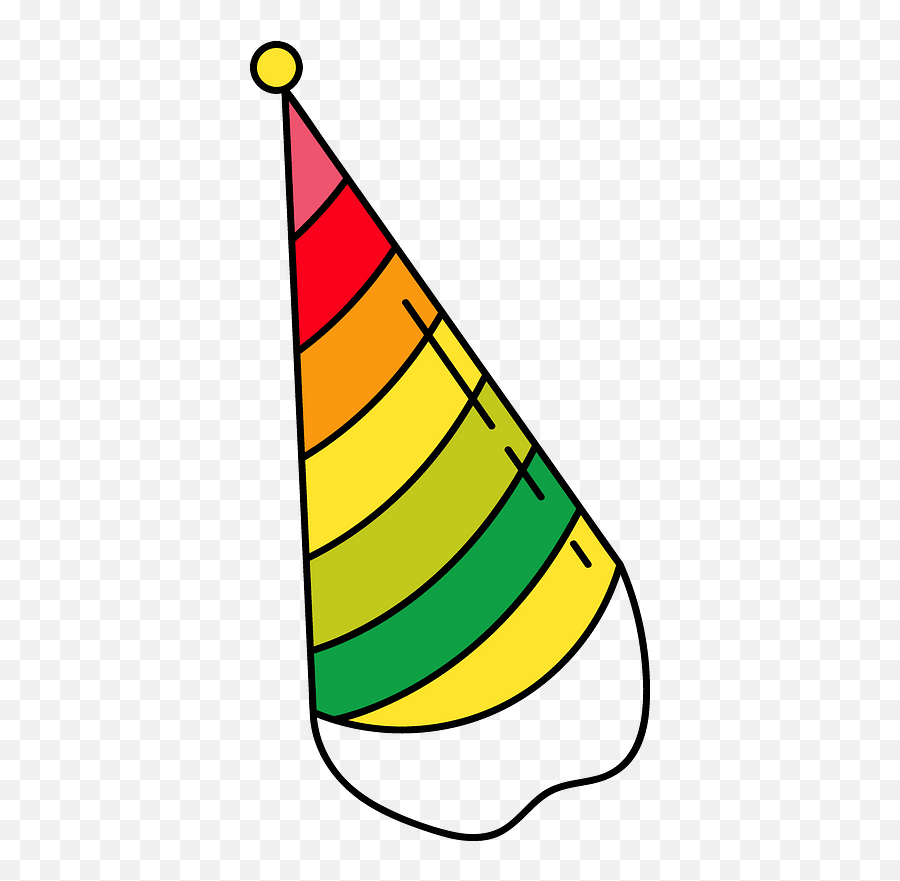 Party Hat Clipart - Vertical Emoji,New Years Party Hats On Emojis