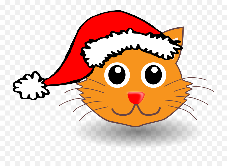 Bing Cartoon Christmas Elves Face - Saferbrowser Yahoo Image Christmas Cat Clip Art Emoji,Cat Face Emoji