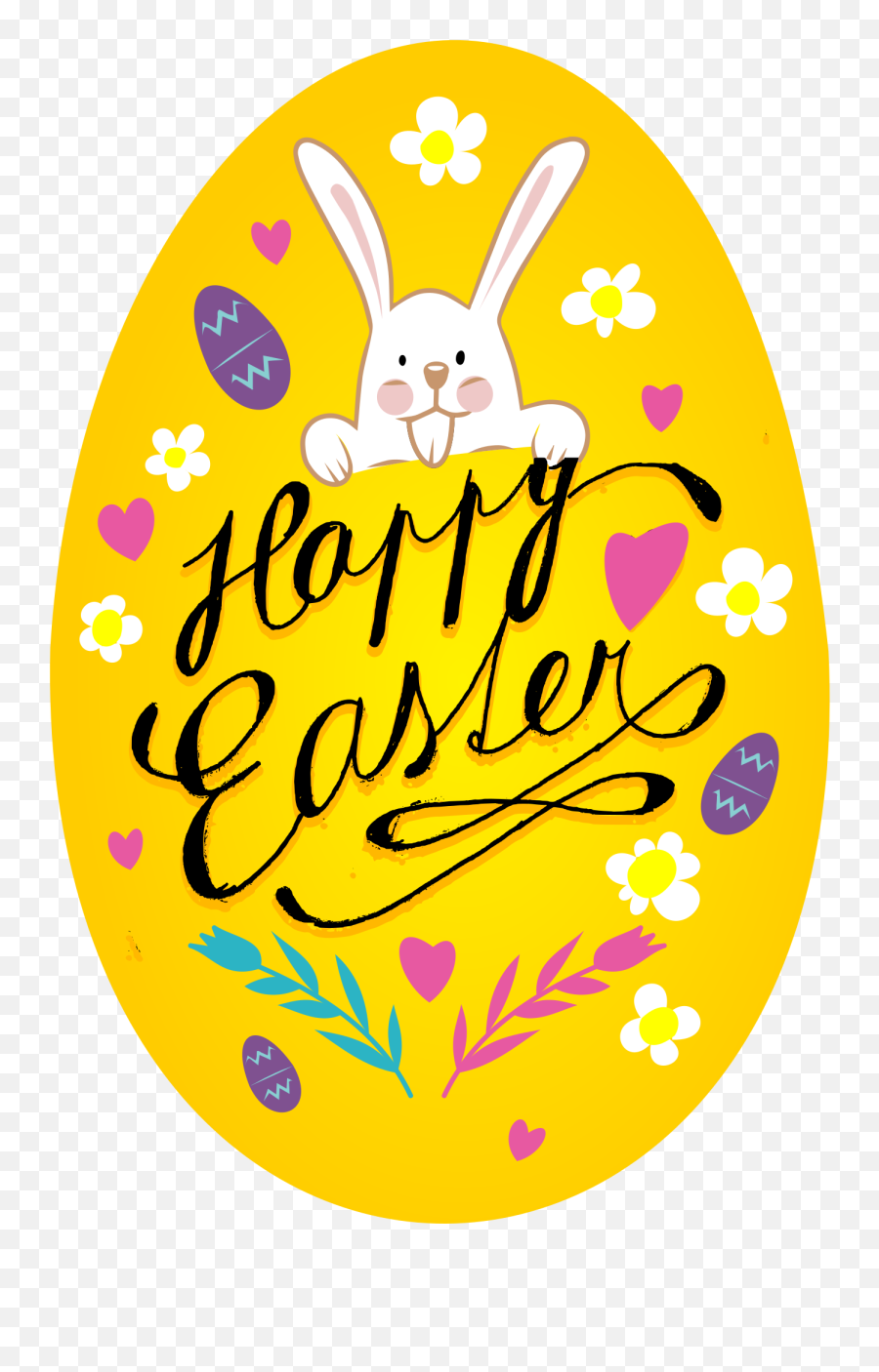 Happiness Clipart Certain Happiness Certain Transparent - Happy Easter Bunny Clipart Emoji,Happy Easter Emoticon