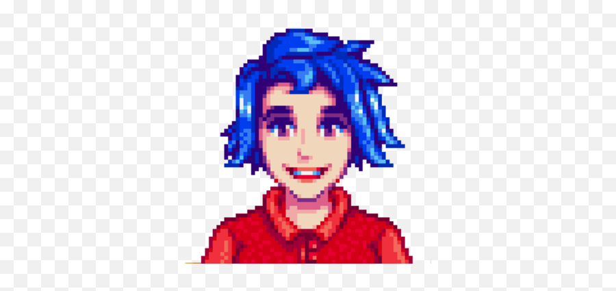 Emily - Emily From Stardew Valley Emoji,Stardew Valley Character Portrait Emotion