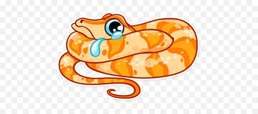 Sneaky Snake Sticker Pack - Stickers Cloud Emoji,Real Snake With Emojis