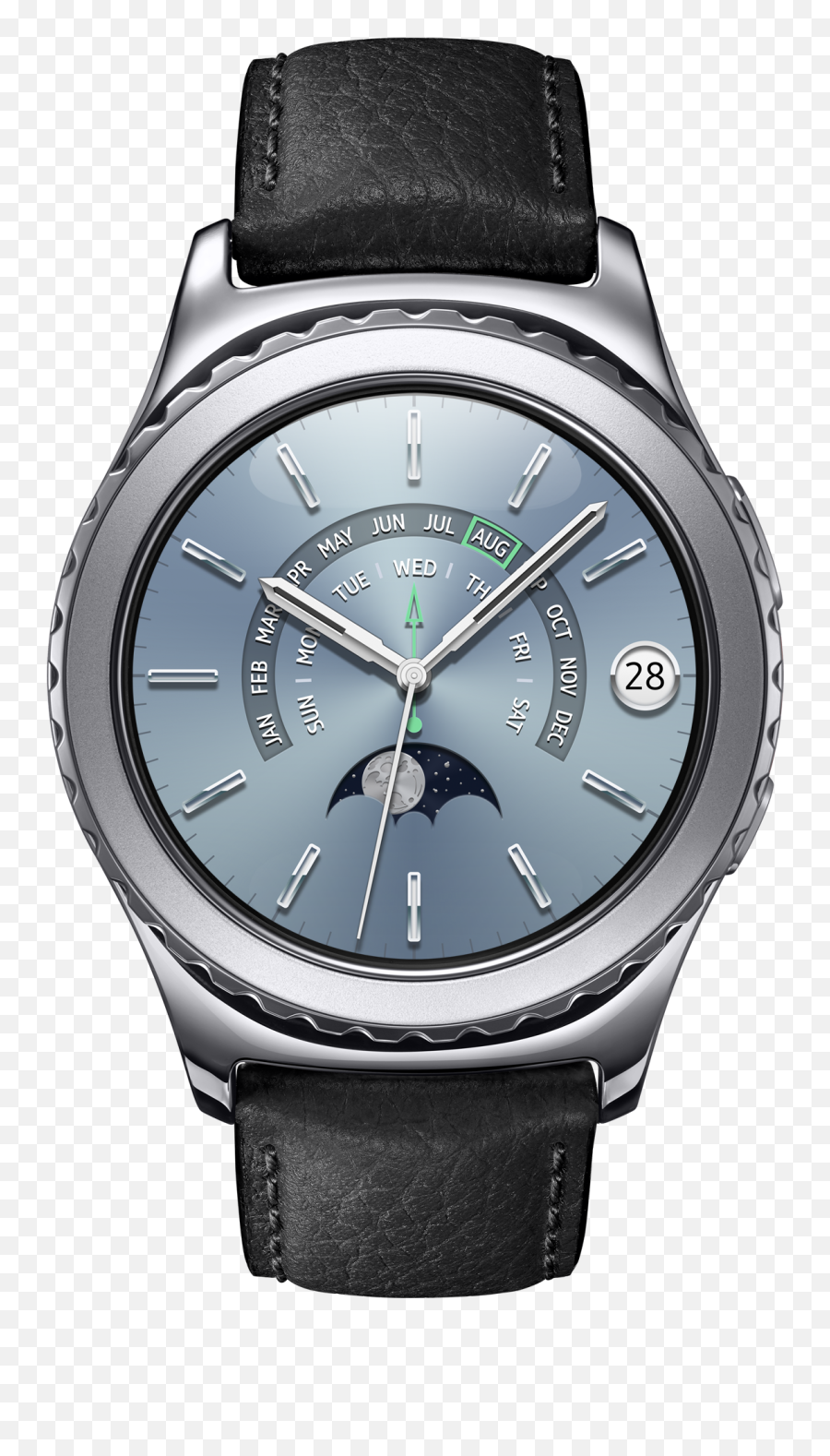 Samsung Ups Its Wearable Game Launches Three New Gear S2 - Watch Strap Emoji,Classic Emoticons