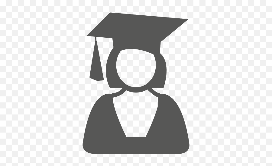 Vector Transparente Png Y Svg De Icono De Graduado Femenino Emoji,Emoticon De Graduacion