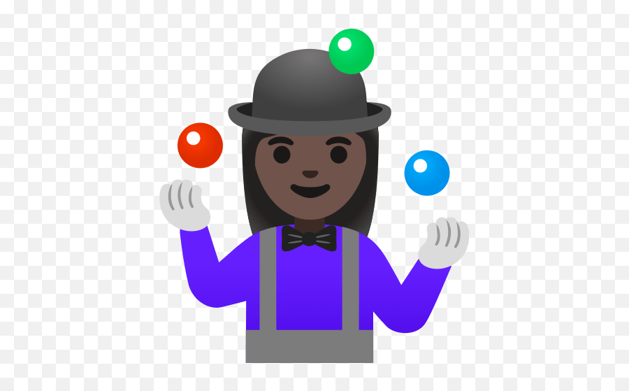 U200d Mujer Con Sombrero Haciendo Malabares En Tono De Emoji,Combrero Emoji