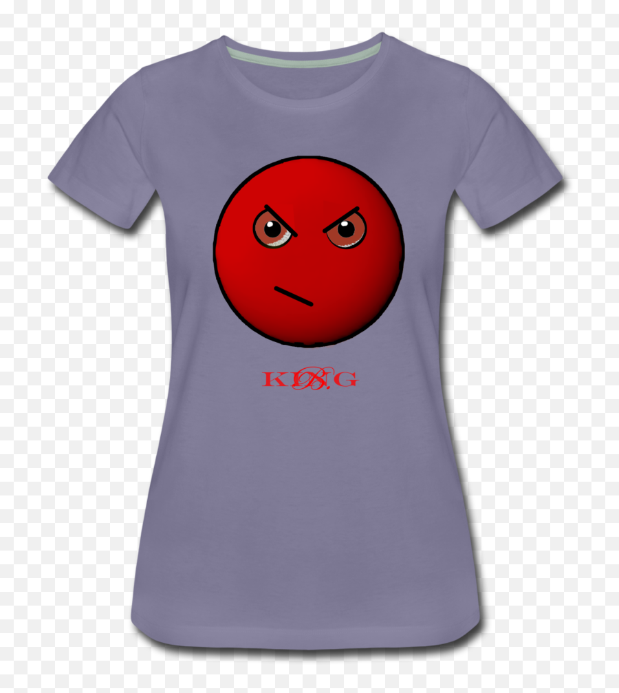 King B Mad Emoji Womenu2019s Premium T - Shirt,Emoji G