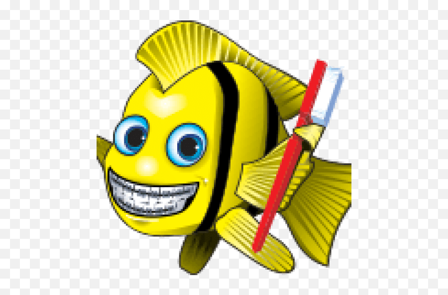 Dr - Fish With Braces Orthodontist Emoji,Emoticon With Braces