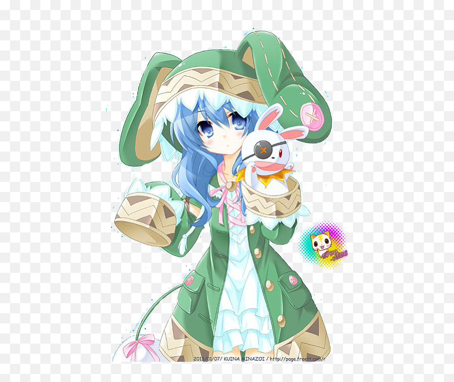 Cutest Anime Characters - Date Live Yoshino Emoji,Kyubey Face Emoticon