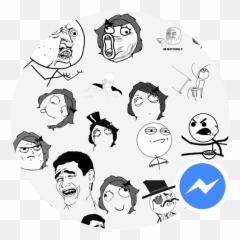 Meme Stickers For Messenger - You Talk To Your Crush Emoji,Emotion Drawing Meme