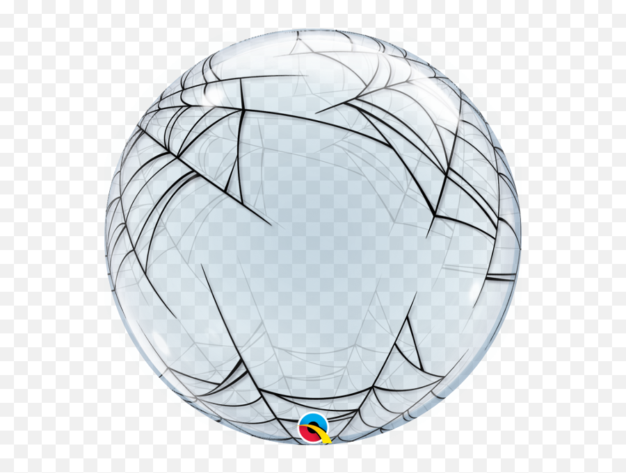 24 Spideru0027s Web Qualatex Deco Bubble Balloon U2014 Edu0027s Party - Teia De Aranha Para Aplicar Em Balão Emoji,Spider Web Emoji