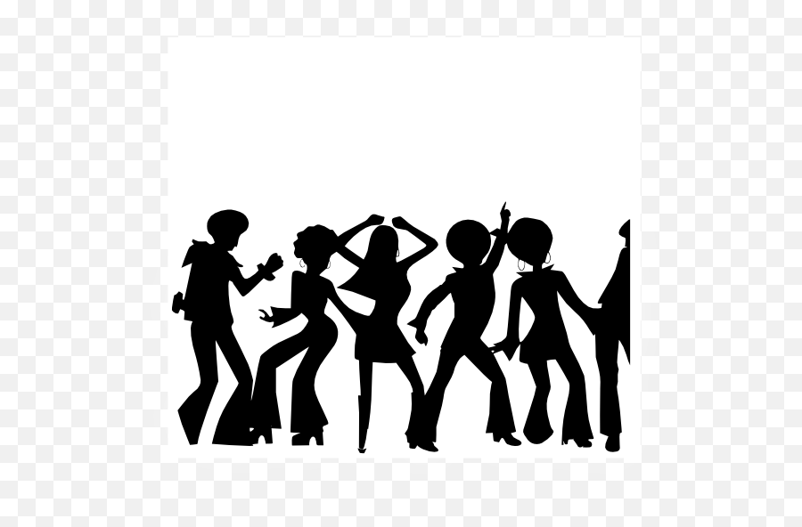 80 Free Dance Party U0026 Dance Vectors - Pixabay Party Cartoon Images Black And White Emoji,Black Man Dancing Emoji
