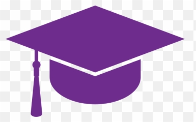 Graduation Clipart Purple - Green Graduation Cap Png Square Academic Cap Emoji,Graduation Emoji Png