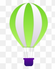 Outline Balloon Clip Art - Clip Art Library Hot Air Balloon Clip Art Emoji,Hot Air Balloon Emoji