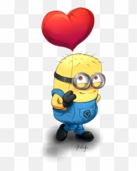 Cute Cartoon Wallpaper With Quotes - Animated Minion Valentines Day Emoji,Pig Emoji Wallpaper
