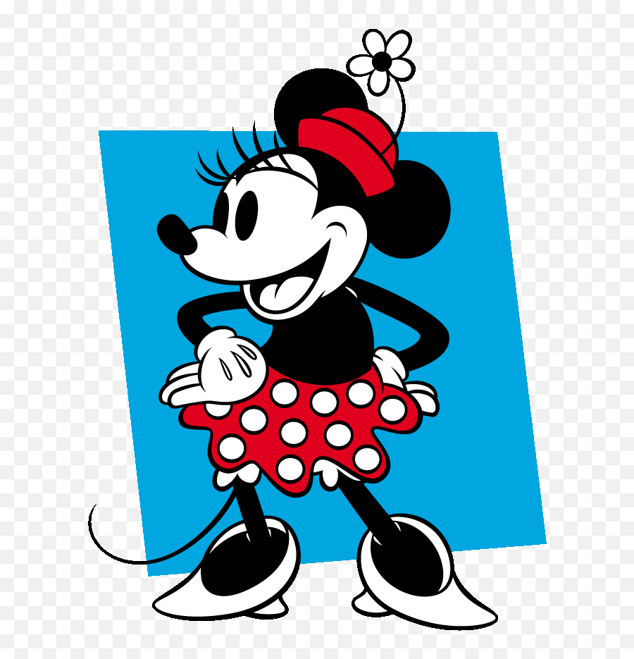 Minnie Mouse Wink Sticker For Ios Android Giphy Stickers - Minnie Mouse Wink Gif Emoji,Emotions Winks