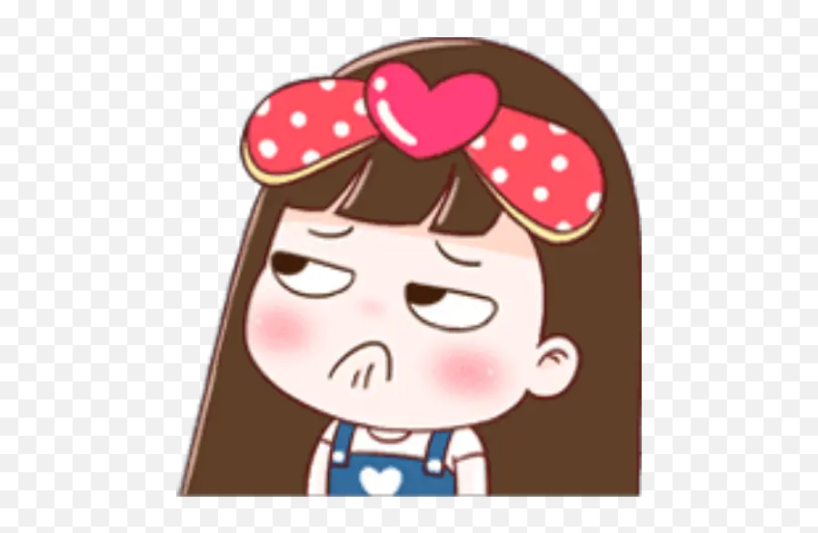 Momo Girl Emoji Stickers For Whatsapp - Girly,Momo Emoji