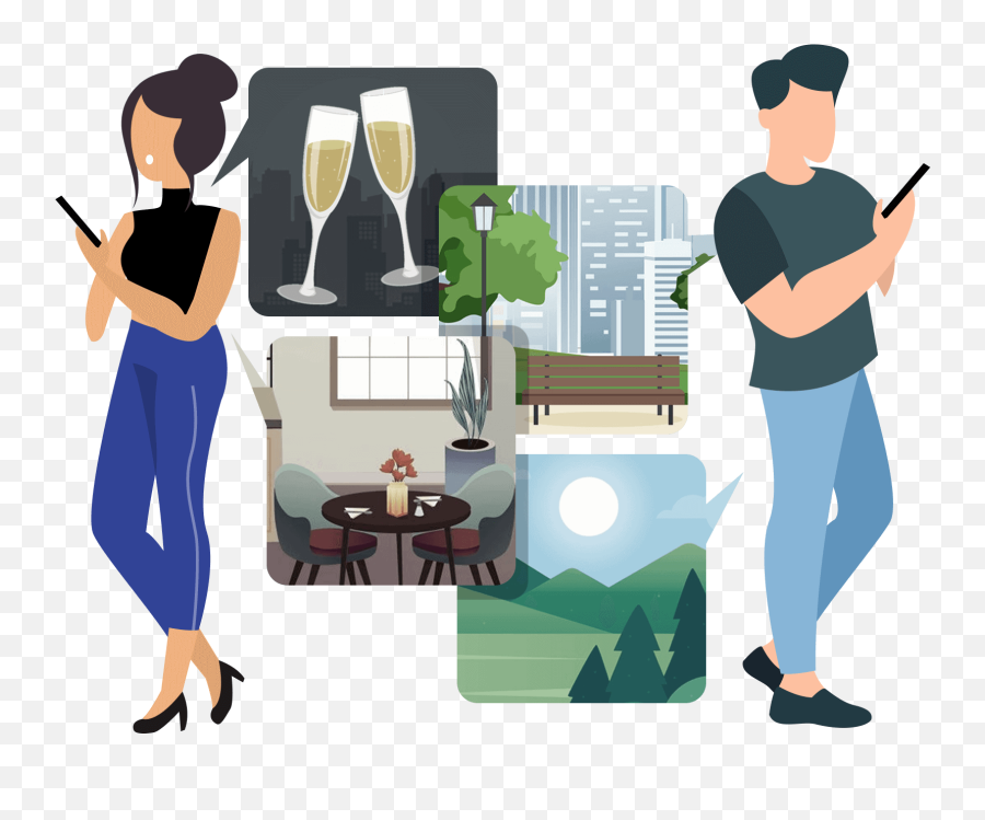 Asking Her Out - Conversation Emoji,You Invite Her Out And She Responds With 3 Emojis