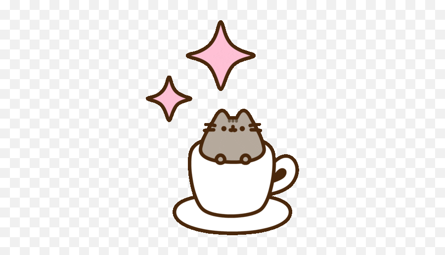 Scratch Studio - Cream Coffee Club Drinks Cafe Open Pusheen Coffee Emoji,Gif Of Emotion Sharing Coffee