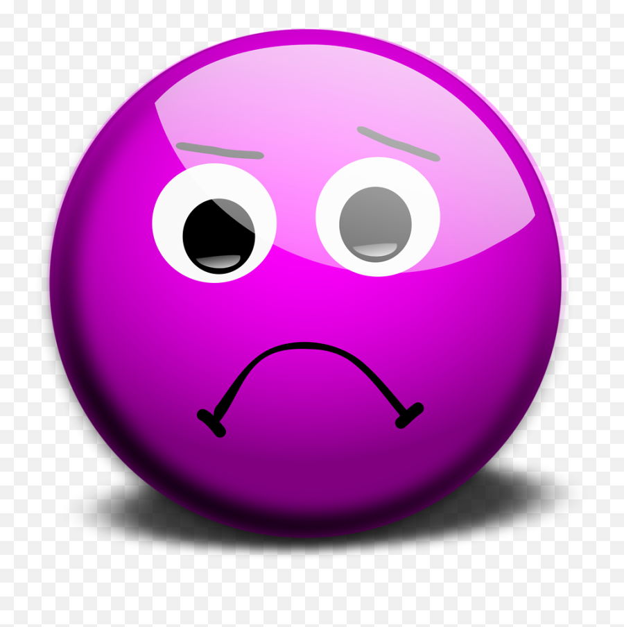 Beauty Lies In The Eye Of The Beholder Fried Eye - Sad Face Emoji Purple,Pink Hacker Girl Emoticons