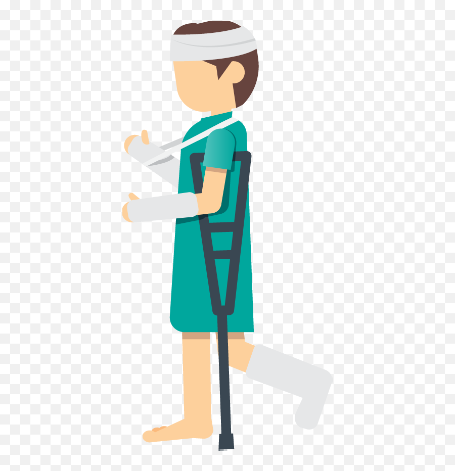 Broken Leg Png Clipart - Injury Transparent Emoji,Broken Leg Emoji