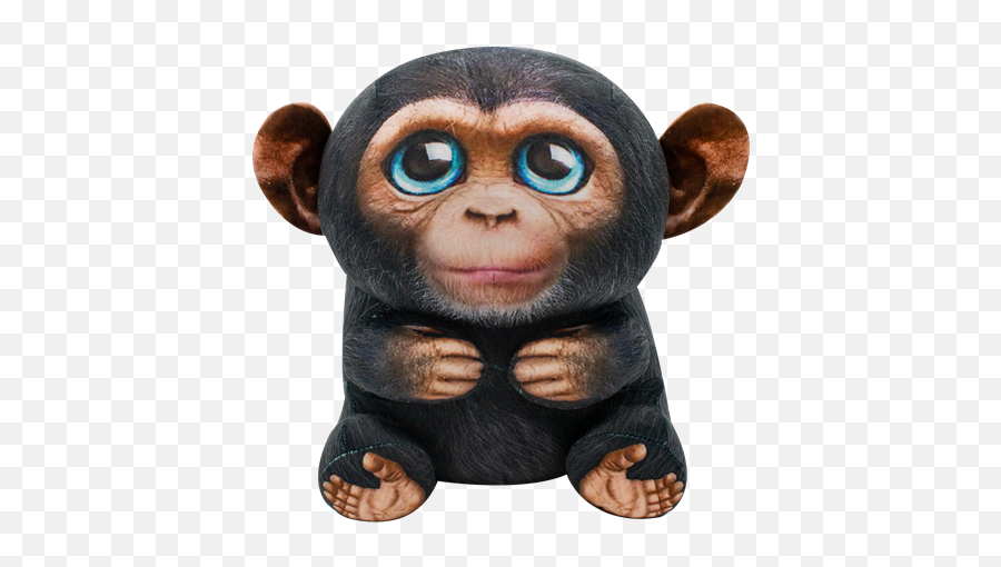 Wild Alive 12 Inch - Eddie Chimp Wild Alive Fiercely Cute Emoji,Garfiled Emoticon Plush