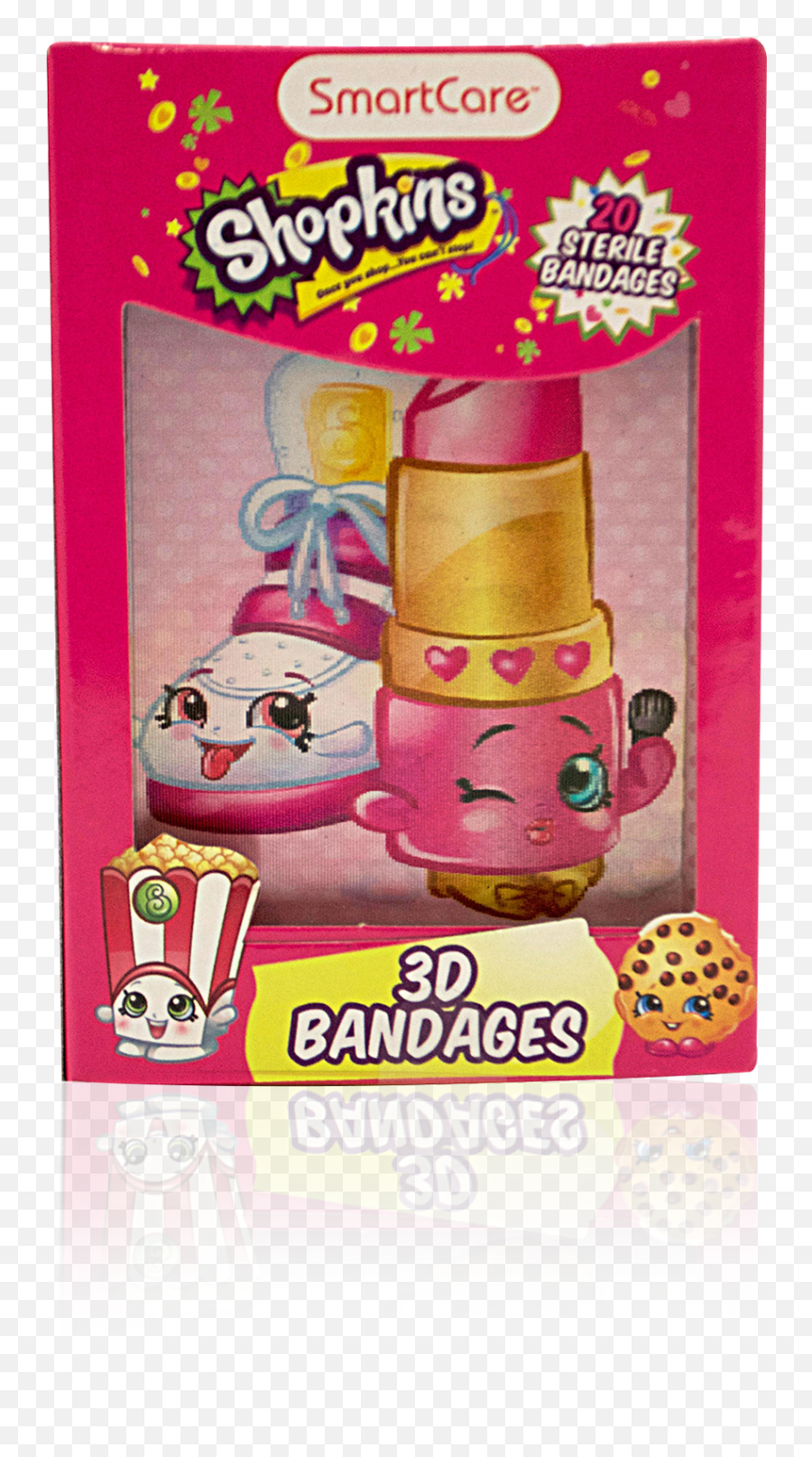 Smart Care Shopkins 3d Bandages 20 Count U2013 Brush Buddies - Shopkin Emoji,Shopkins Emoji