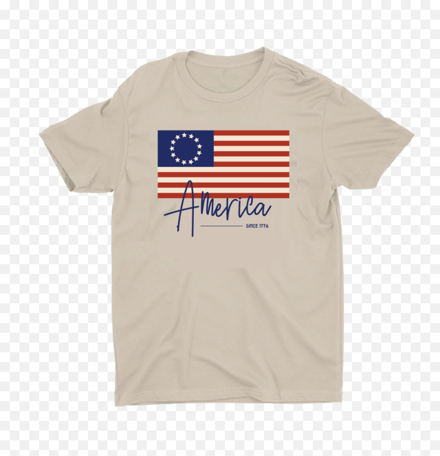 Betsy Ross American Flag Since 1776 Tee - Camisa Irmão Do Jorel Emoji,Betsy Ross Emoticon