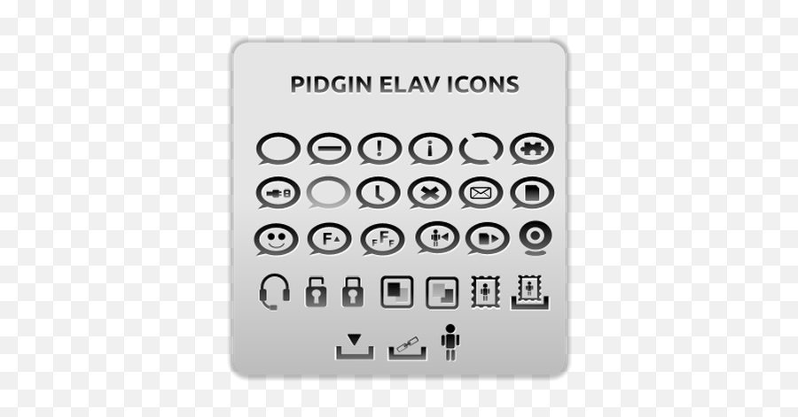 Icon Sub - Sets Gnomelookorg Dot Emoji,Yahoo Emoticons Msn