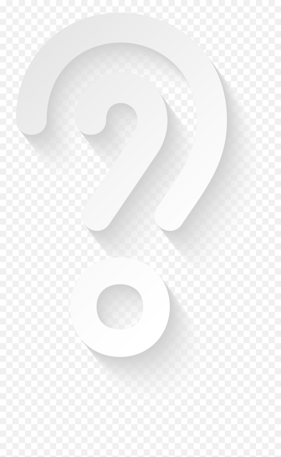 Free Question Mark Png White Download Free Question Mark - Question Mark White 3d Png Emoji,Emoticon Tanda Tanya