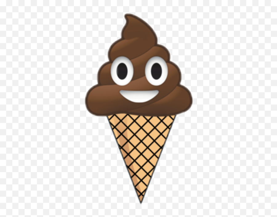 Poopemoji Emoji Icecream Sticker By Melis - Ice Cream Poop Emoji,Icecream Emoji
