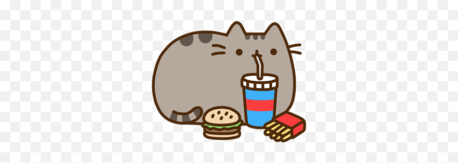 Facebook Messenger Pusheen Stickers - Pusheen Cat Gif Emoji,Facebook Cat Emotions