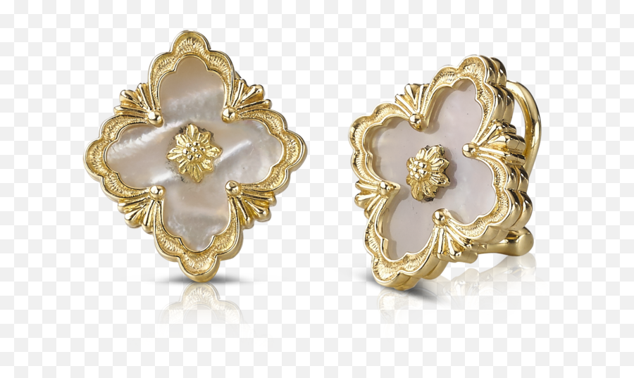 Buccellati Opera Color Button Earrings - Buccellati Opera Pearl Earring Emoji,Emotion Pearls