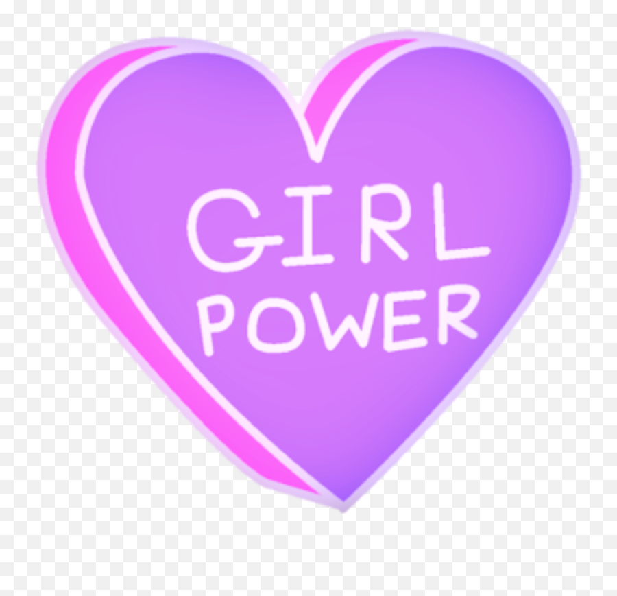 Girl Power Png - Grlpwr Girl Power Pink Purple T Transparent Girl Power Sticker Emoji,Gamer Girl Emoji