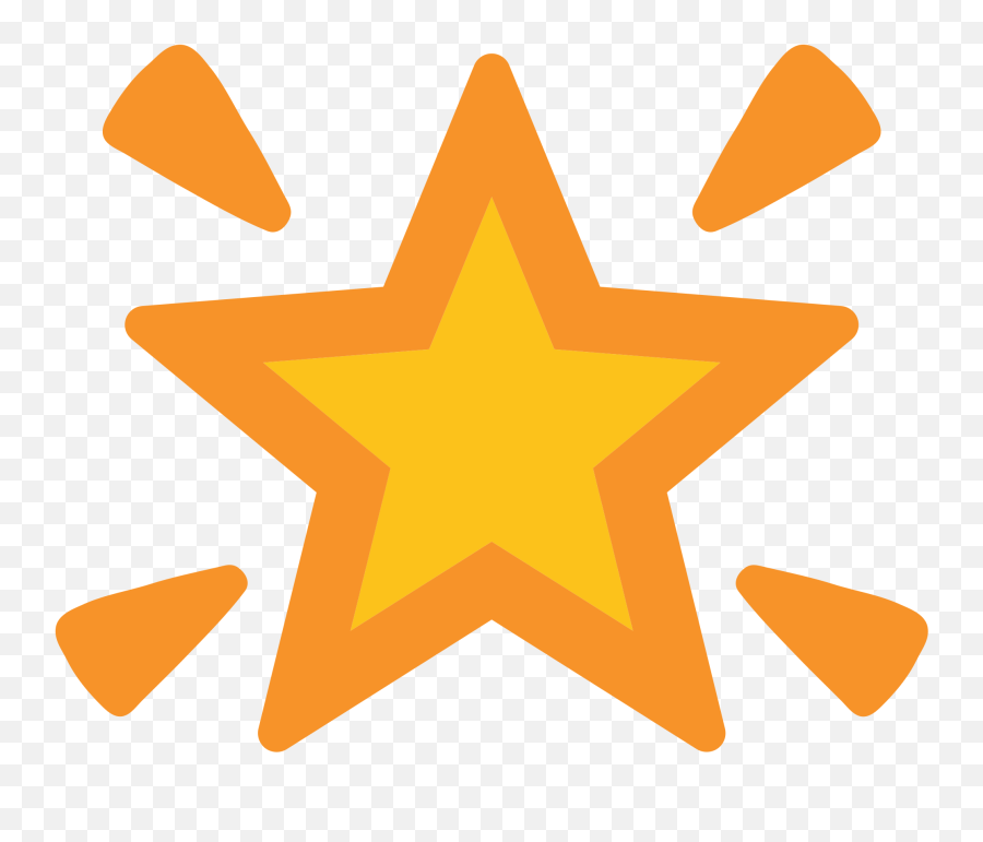 Clipart Stars Emoji Clipart Stars - Transparent Star Emoji Vector,Gold Star Emoji