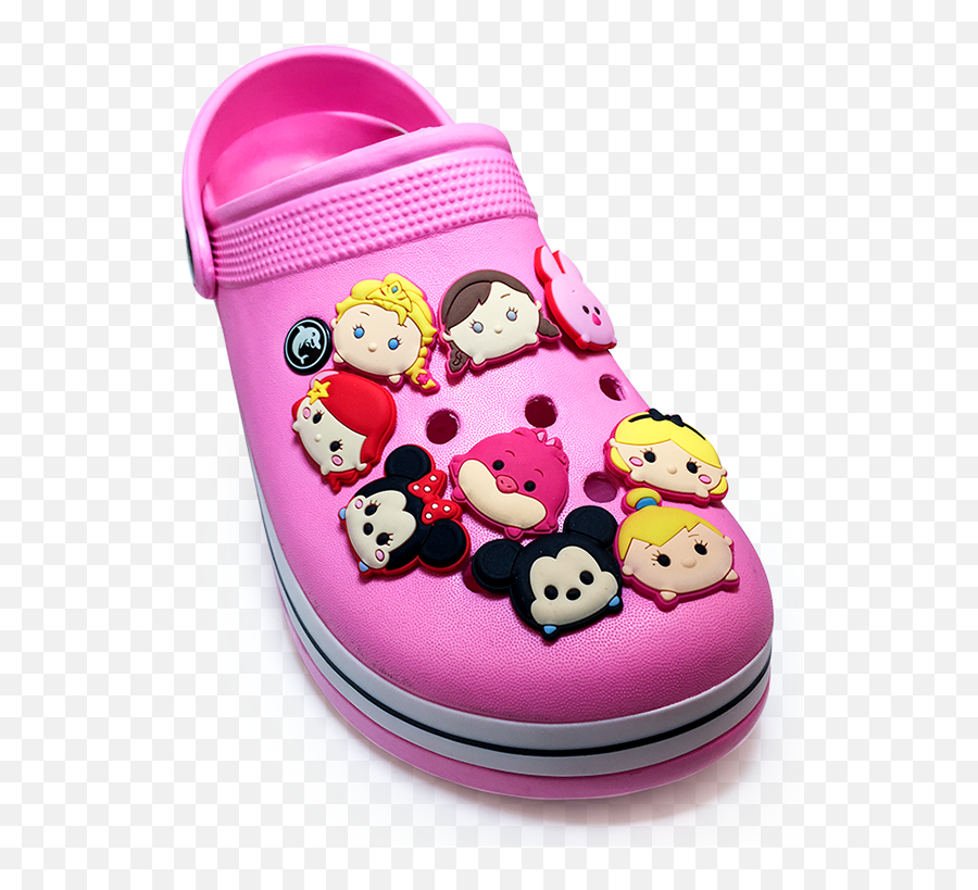 Hot Cartoon 1pcs Tsum Tsum Pvc Shoe Charms Shoe Buckle - Shoes Emoji,Colored Girl Emoji Tsum Tsum