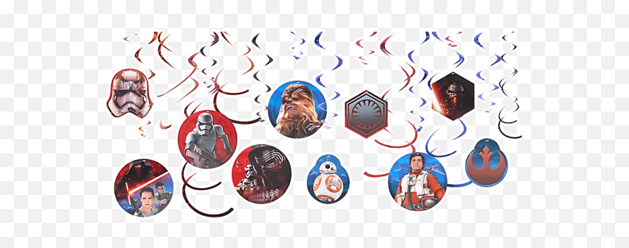 Star Wars The Force Awakens Swirl Decorations - For Adult Emoji,Star Wars Emoji Game