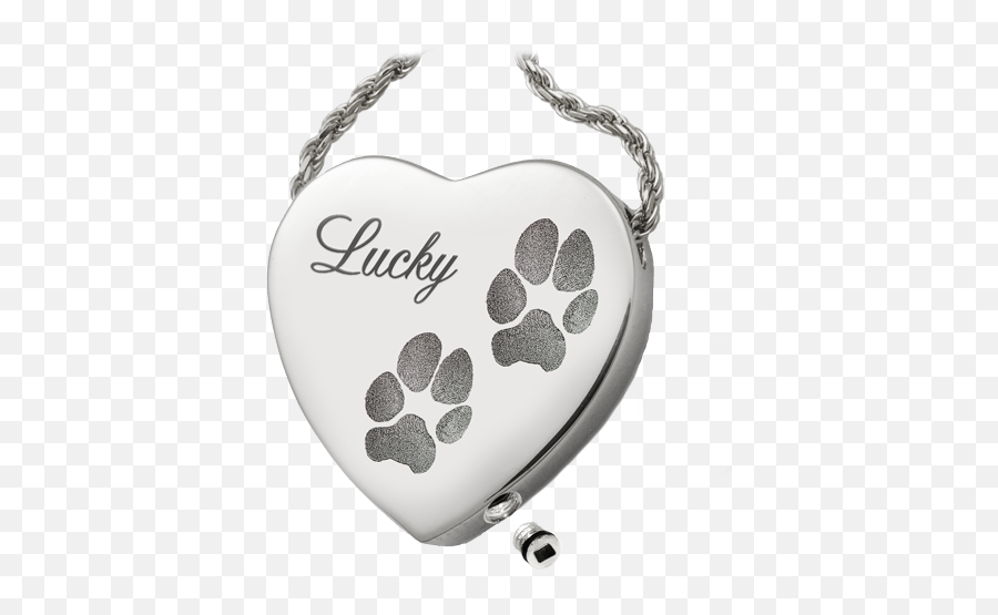 Peaceful Heart 2 Pawprints Pet Cremation Jewelry Emoji,Love Emoticon Earrings And Sterling Silver