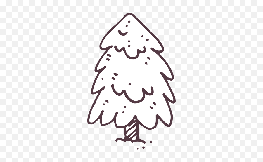 Fir Tree Hand Drawn Icon 19 Transparent Png U0026 Svg Vector Emoji,Fir E Emoji