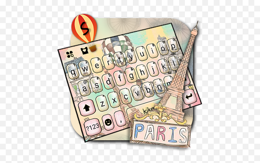 Romantic Paris Holiday Keyboard Theme - Apps On Google Play Girly Emoji,Paris Emoji Keyboard