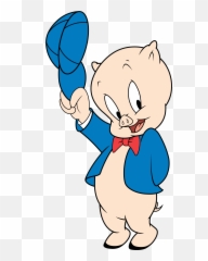 Porky Pig Transparent - Porky Pig Png Transparent Emoji,Elmer Fudd Emoji