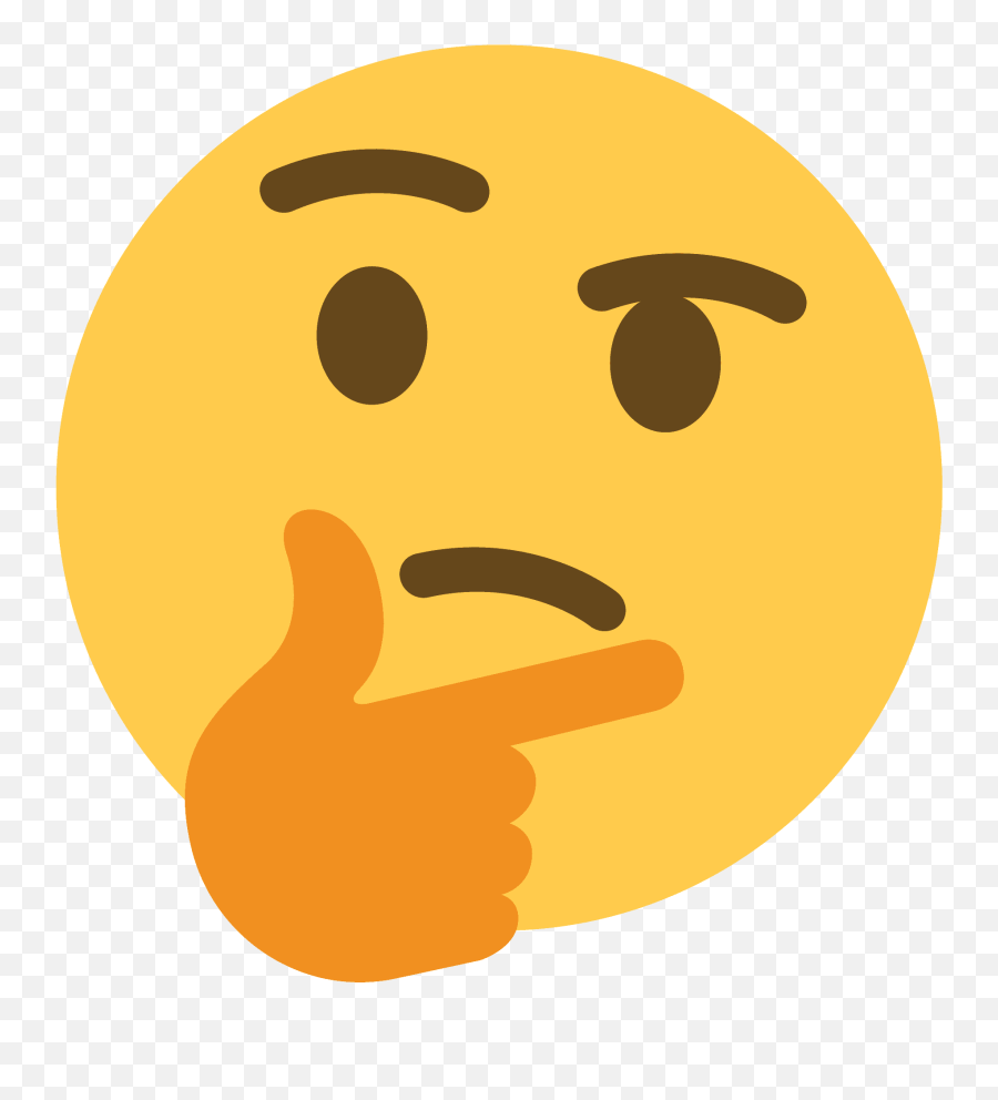 Thinking - Thinking Emoji Lenny Face,Thonk Emoji