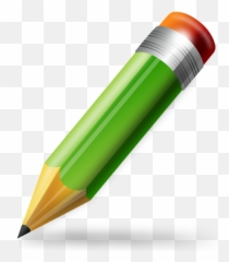 Pencil Pencil Emoji Sharpener - Transparent Green Pencil,Pencil Emoji