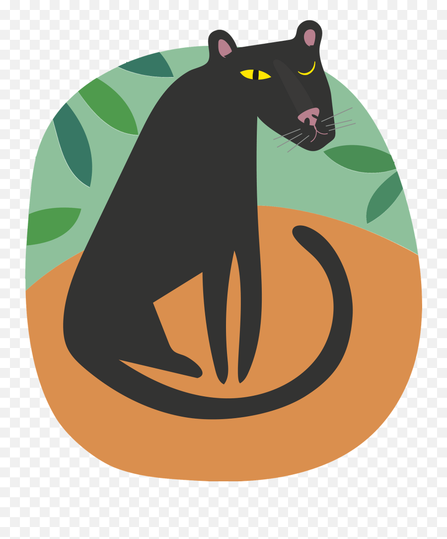 Panther Clipart Free Download Transparent Png Creazilla - Black Panther Emoji,Possum Emoji