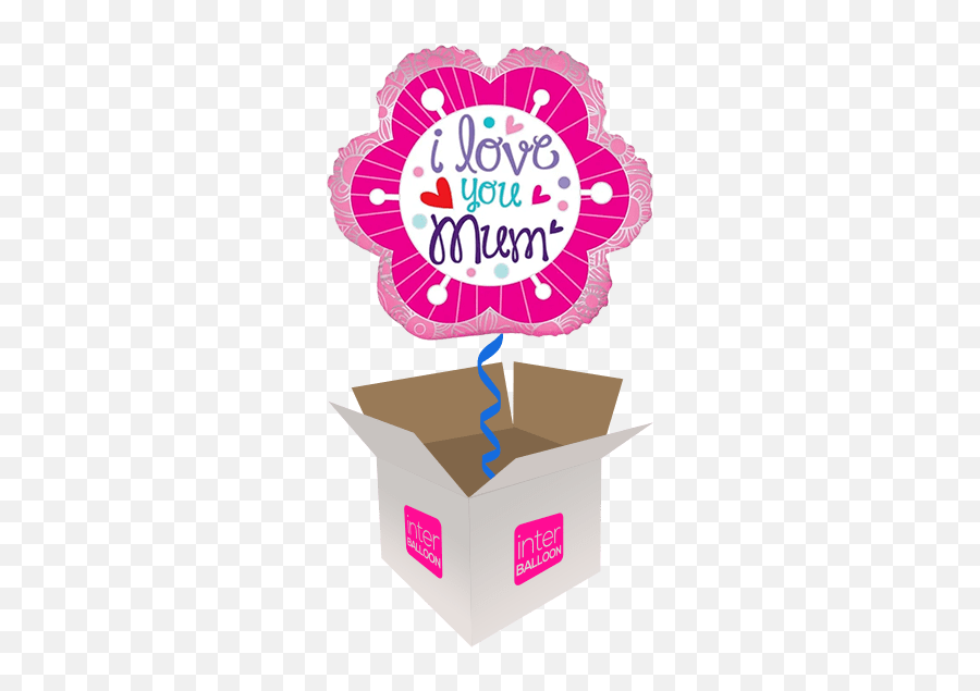 Mumu0027s Helium Balloons Delivered In The Uk By Interballoon - Sparkling Valentine Emoji,Mom And Dad Emoji