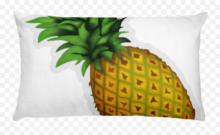 Emoji Bed Pillow - Pineapple Emoji Transparent Background,Pineapple Emoji