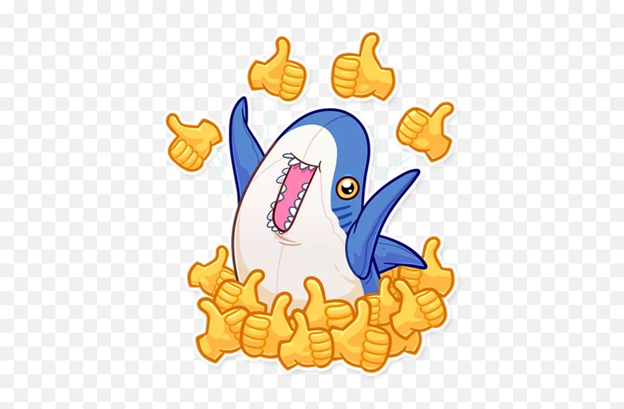 Telegram Stickers Emoji Drawings Stickers - Telegram Shark Stickers,Telegram Emoji Stickers