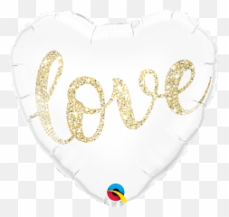 Ballon Millar Blanc Coeur Love - Heart Shape Foil Balloon Love Emoji,Emoji Coeur Blanc