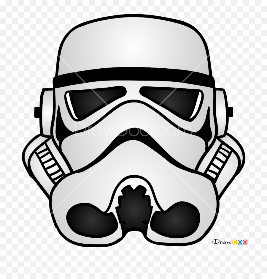 Door Decs Star Wars Clipart - Storm Trooper Silhouette Emoji,Emoji Door Decs