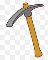 Download Miner Pickaxe Minecraft Mining Bitcoin Free Frame - Transparent Background Pickaxe Clipart Emoji,Club Penguin Halloween Party 2015 Emoticon